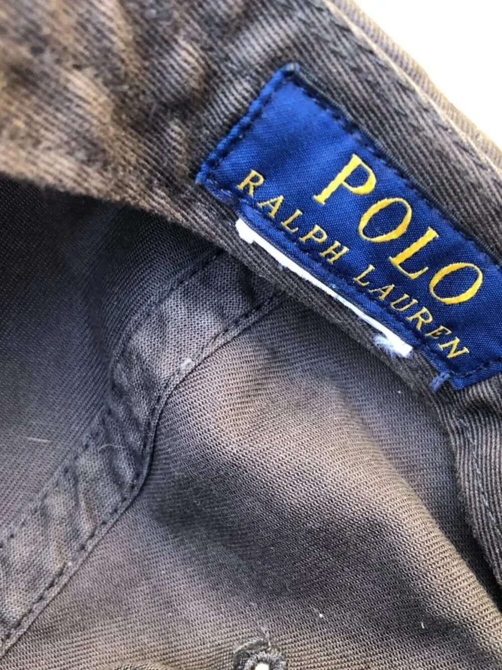POLO RALPH LAUREN Baseball Dad Hat Men's One Size Gray Adjustable Cap